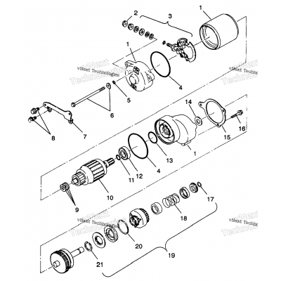 Starting Motor 6X6 350L