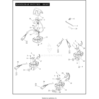 HANDLEBAR SWITCHES - RIGHT