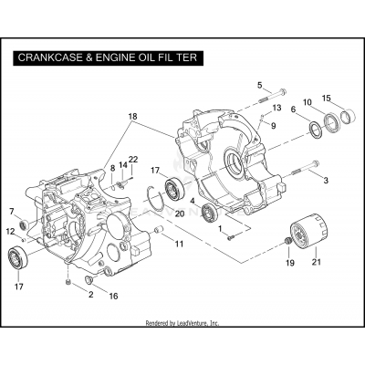 CRANKCASE & ENGINE OIL FILTER