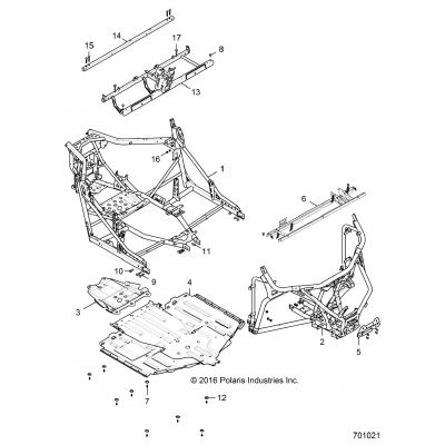 Chassis, Main Frame And Skid Plates