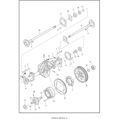 AXLE ASSEMBLY, REAR