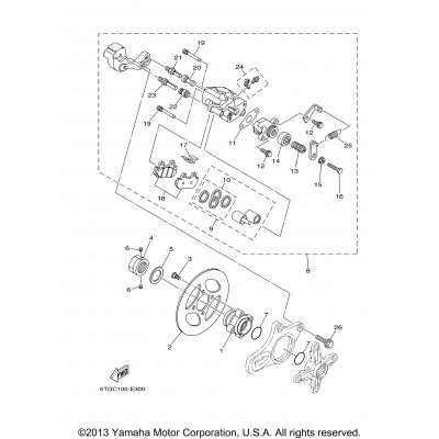 Rear Brake Caliper