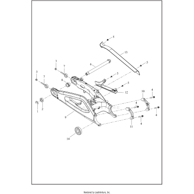 FORK, REAR AND BELT GUARD