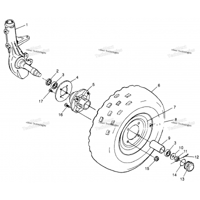 Front Wheel Sport 400L & Trail Blazer W97ba25c