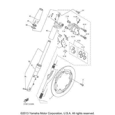 Front Brake Caliper