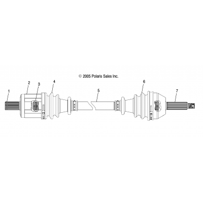 Driveshaft, Front