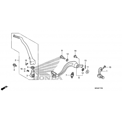 PEDAL / KICK STARTER ARM