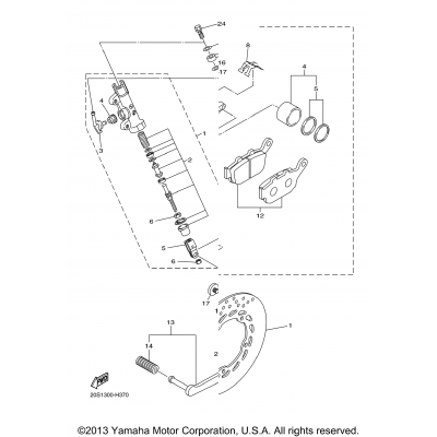 Rear Brake Caliper