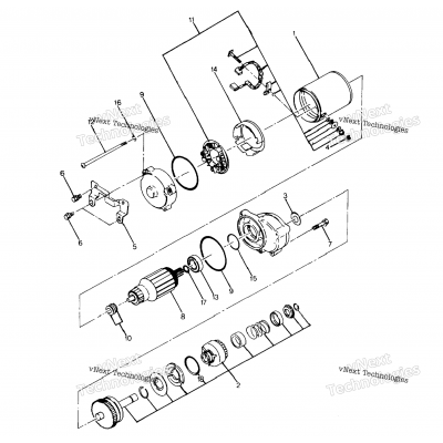 Starting Motor Assembly