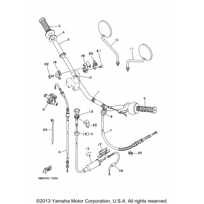 Steering Handle Cable