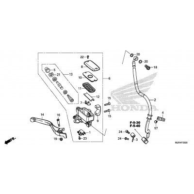 FRONT BRAKE MASTER CYLINDER