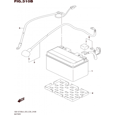 BATTERY (GSX-S750AL6 E28)