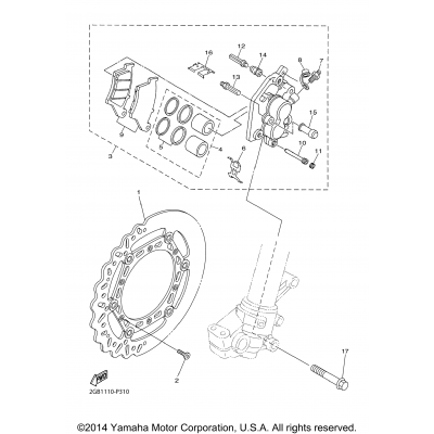 Front Brake Caliper