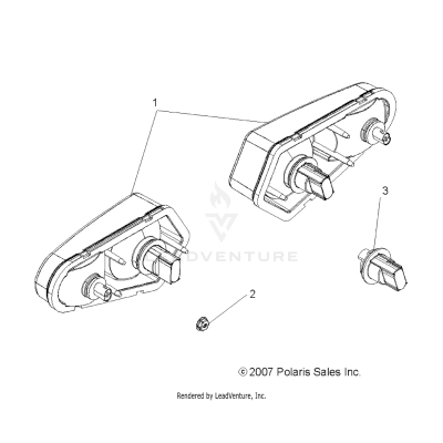 ELECTRICAL, TAILLAMPS - A17SDE57N2/A57N2 (49ATVTAILLAMPS08SP500)