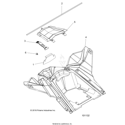 BODY, STORAGE, REAR - A19SVE95FR [101132)