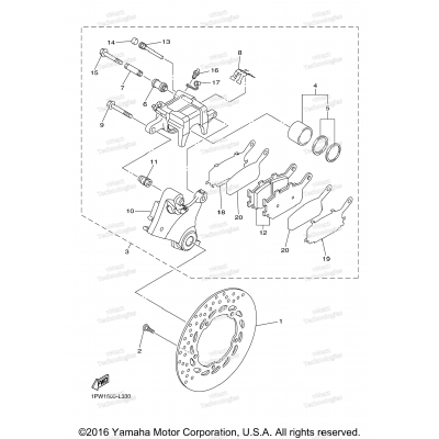 Rear Brake Caliper