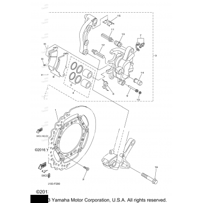 Front Brake Caliper