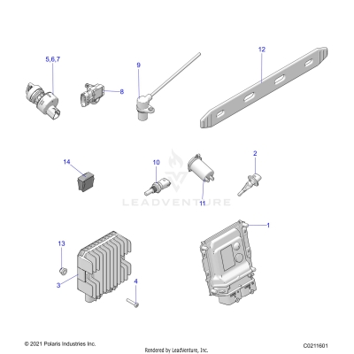 ELECTRICAL, SWITCHES, SENSORS, ECU and CONTROL MODULES - A25SXE95PP (C0211601)