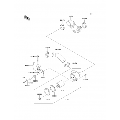 Air Cleaner-Belt Converter