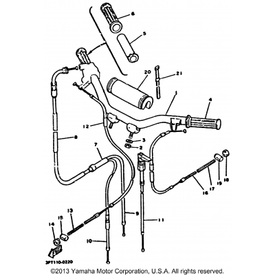 Steering Handle Cable