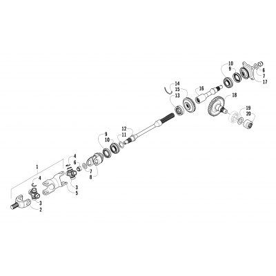 SECONDARY DRIVE ASSEMBLY