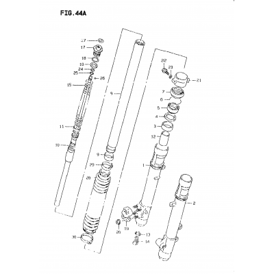 FRONT DAMPER (MODEL W/X)