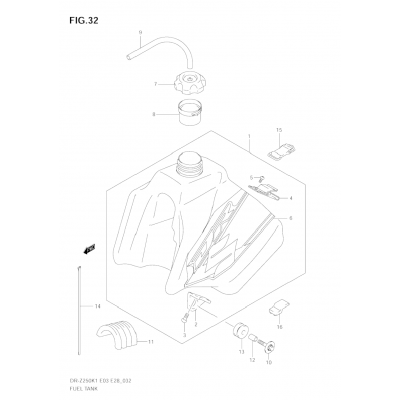 FUEL TANK (MODEL K1)