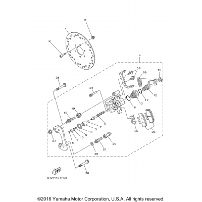 Rear Brake Caliper 2