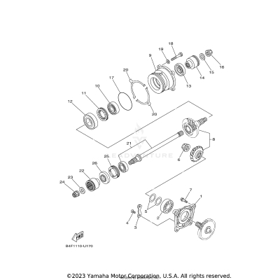 MIDDLE DRIVE GEAR