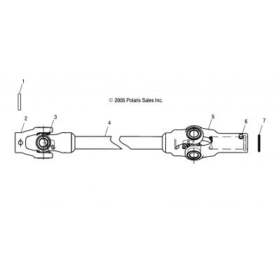 Drive Train, Front Prop Shaft All Options