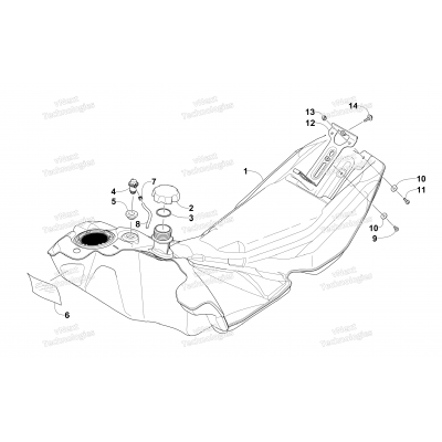 GAS TANK ASSEMBLY