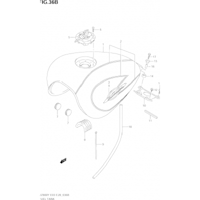 FUEL TANK (MODEL X)