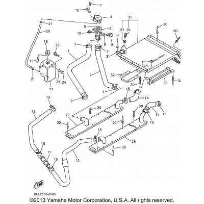 Radiator - Hose