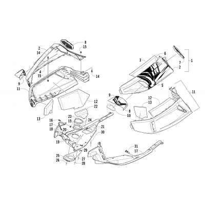 SKID PLATE AND SIDE PANEL ASSEMBLY