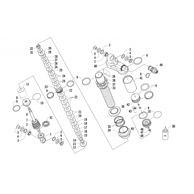 FRONT SUSPENSION SHOCK ABSORBER