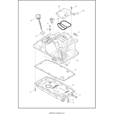 TRANSMISSION HOUSING, COVER AND OIL PAN