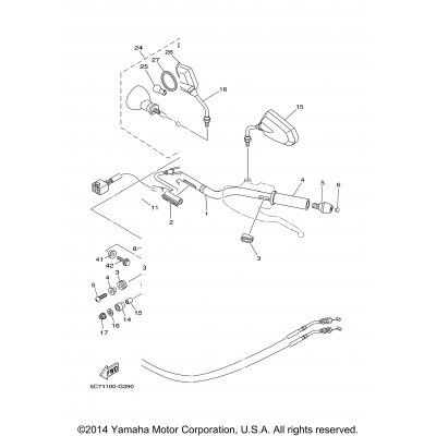 Steering Handle Cable