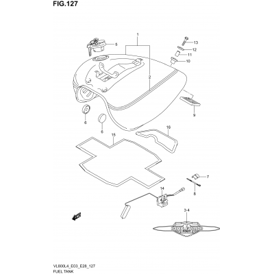 FUEL TANK (VL800TL4 E33)