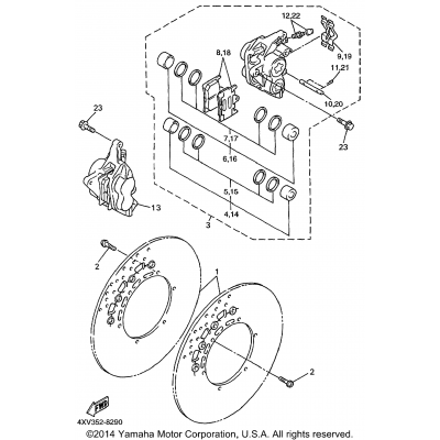 Front Brake Caliper