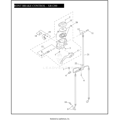 FRONT BRAKE CONTROL - XR1200
