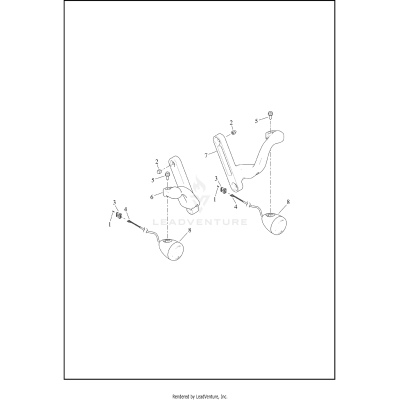 TURN SIGNALS, FRONT - FLHTCUTG (JAPAN)