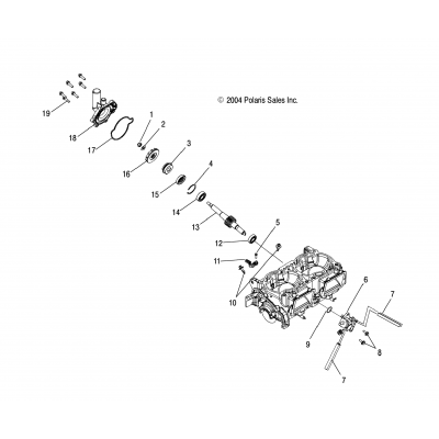 Water/Oil Pump /Dsa/Dsb/Dsc