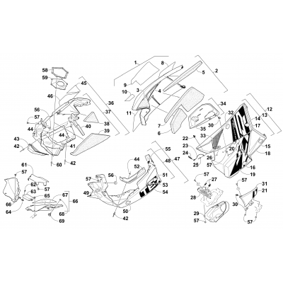 SKID PLATE AND SIDE PANEL ASSEMBLY