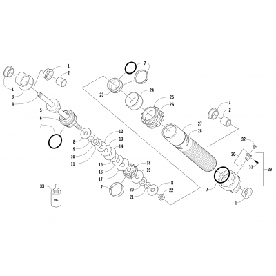 FRONT SUSPENSION SHOCK ABSORBER