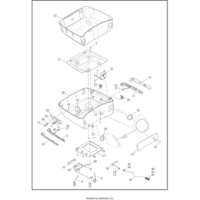 TOUR-PAK (BOTTOM) - FLHTCUTG