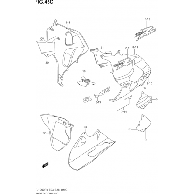 UNDER COWLING (MODEL K1)