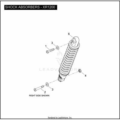 SHOCK ABSORBERS - XR1200