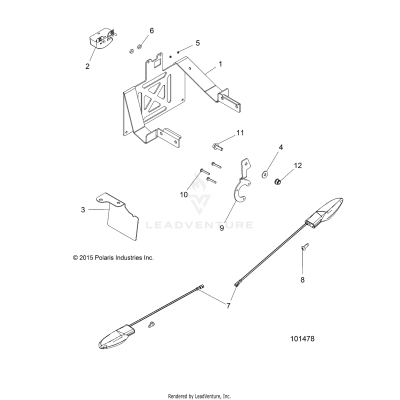 ELECTRICAL, TURN SIGNALS and LICENSE PLATE - A19SYS95CH (101478)