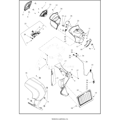 FAIRING, LOWER, RIGHT