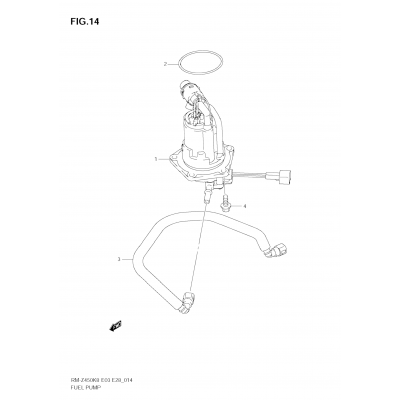 FUEL PUMP (RM-Z450 K8/K9/L0)